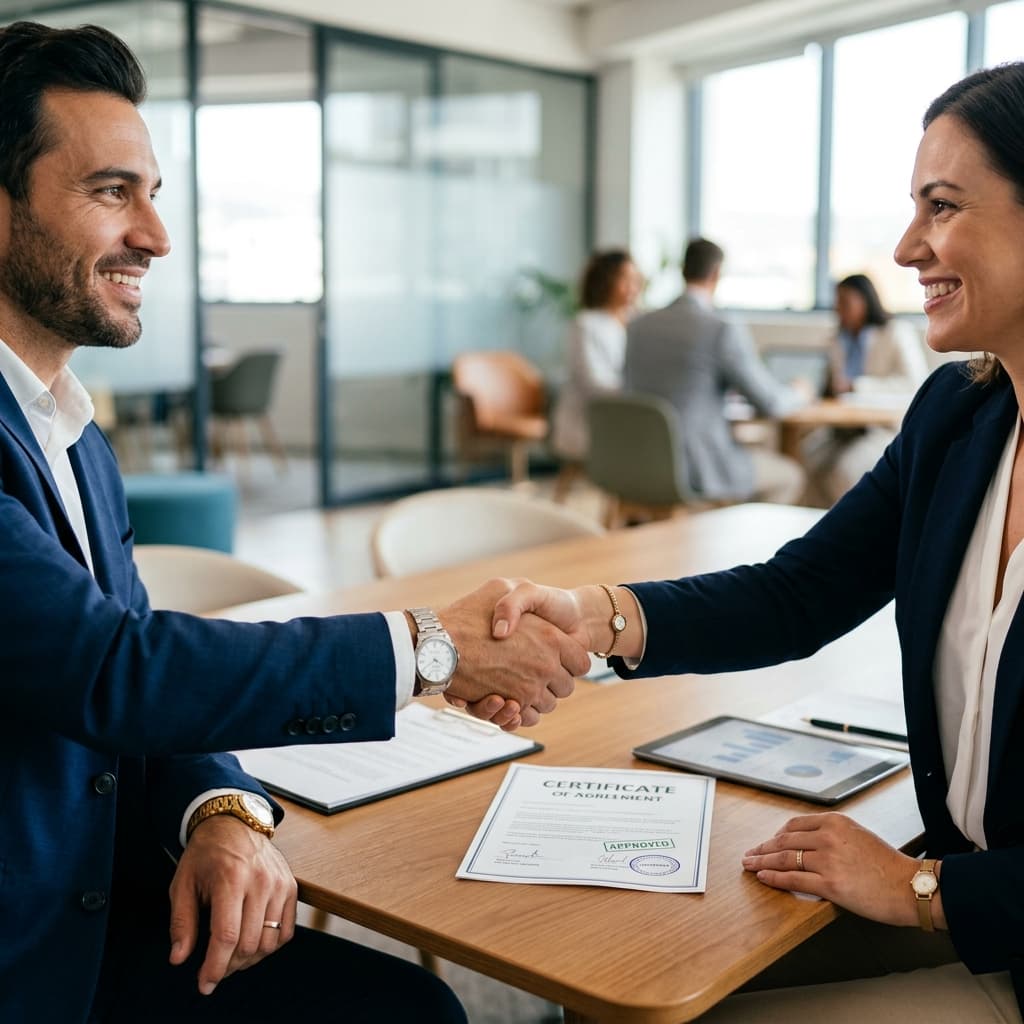 Partnership Trust Handshake